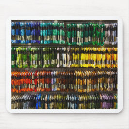 Multicolor Abstract Weave Muismat