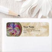 Multicolor Abstracte Bubble Mandala Etiket (Insitu)