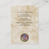 Multicolor Abstracte Bubble Mandala Visitekaartje (Achterkant)