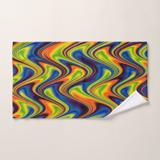 Multicolor Abstrait (Serviette à main)