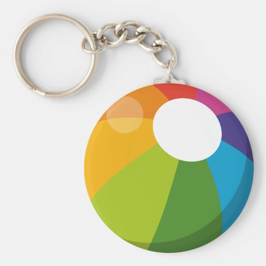 Multicolor Beach-band Sleutelhanger (Voorkant)