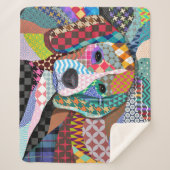Multicolor Beagle Dog 161 Sherpa Deken (Voorkant)