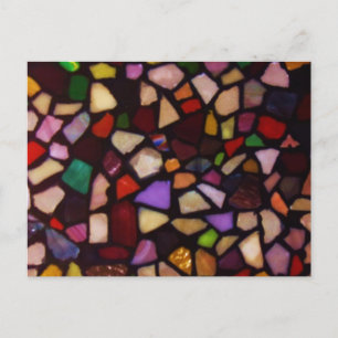Multicolor Black Mosaic Briefkaart