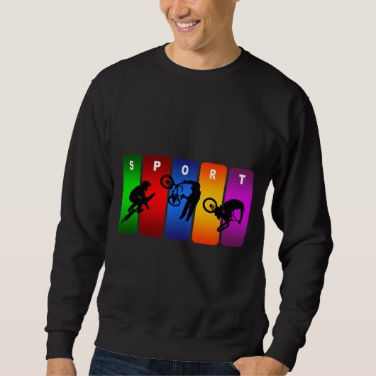 Multicolor BMX Emblem Trui (Voorkant)
