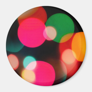 Multicolor Bokeh Party Magneet