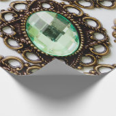 Multicolor  broedsels op witte achtergrond cadeaupapier (Hoek)