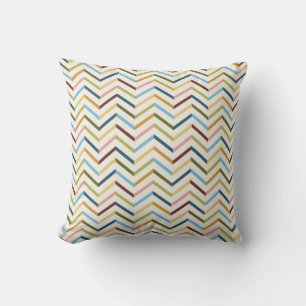 MultiColor Chevron Pillow Kussen