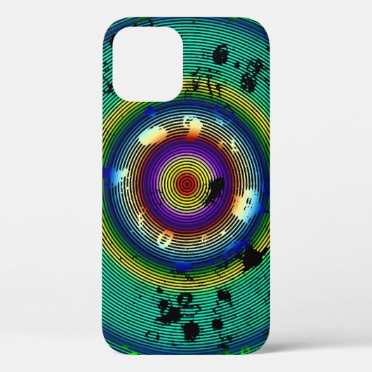 Multicolor Circled-patroon Case-Mate iPhone Case (Achterkant)