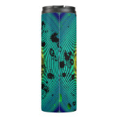 Multicolor Circled-patroon Thermosbeker (Achterkant)