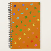 Multicolor Crayon Stars Planner (Voorkant)