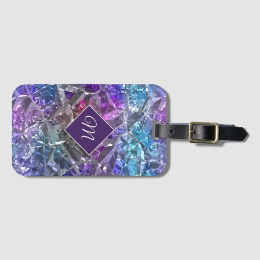 Multicolor Crystal Bagagelabel (Voorkant (horizontaal))