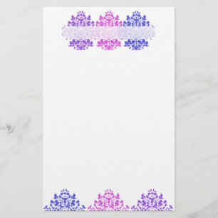 Multicolor Damask Briefpapier