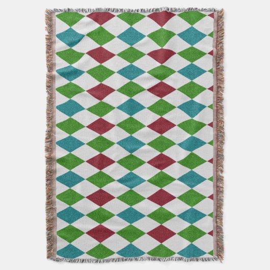 Multicolor Diamond Glitter Deken (Voorkant Verticaal)