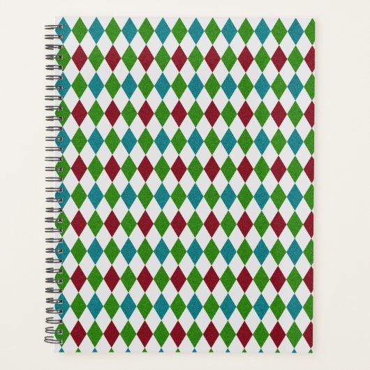 Multicolor Diamond Glitter Planner (Voorkant)