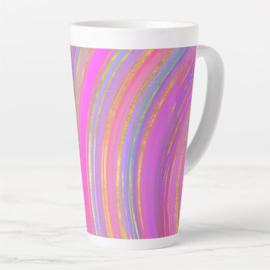 Multicolor en Gold Latte Mok (Rechterhoek)