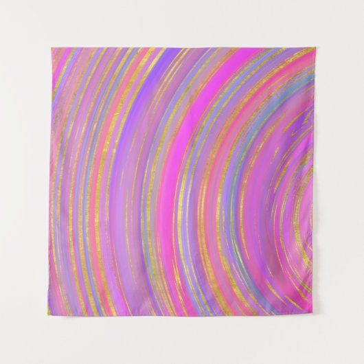 Multicolor en Gold Wandkleed (Voorkant)