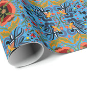 Multicolor Estlands folkpatroon Cadeaupapier (Rol Hoek)