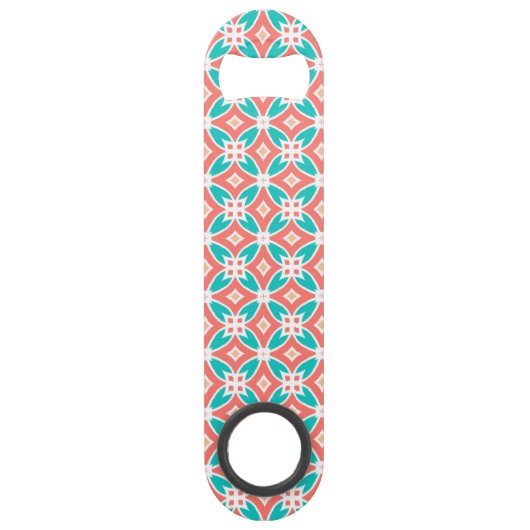 Multicolor Ethnic Patroon Speed Flessenopener (Voorkant)