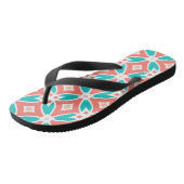 Multicolor Ethnic Patroon Teenslippers (Schuin)