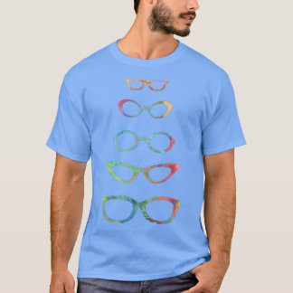 Multicolor Eyeglasses 2 T-shirt