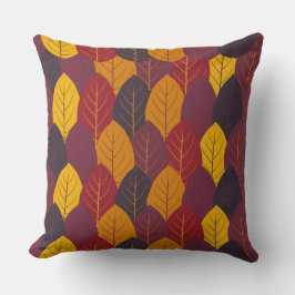 Multicolor Fall Leaves Kussen