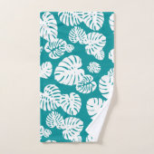 Multicolor Feuilles tropicaux 3 (Serviette à main)