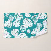 Multicolor Feuilles tropicaux 3 (Serviette à main)