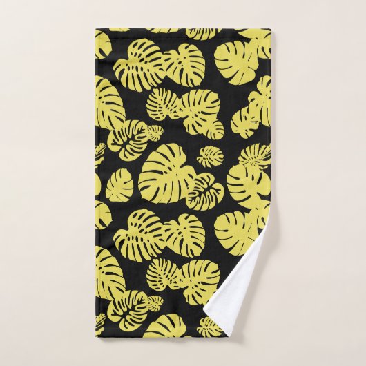 Multicolor Feuilles tropicaux 7 (Serviette à main)