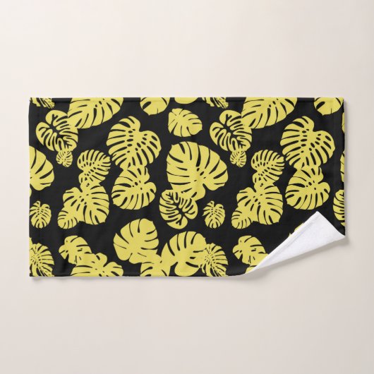 Multicolor Feuilles tropicaux 7 (Serviette à main)