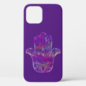 Multicolor Filigree Hamsa Case-Mate iPhone Case (Achterkant)