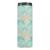 Multicolor Floral Doodle Patroon Thermosbeker (Achterkant)