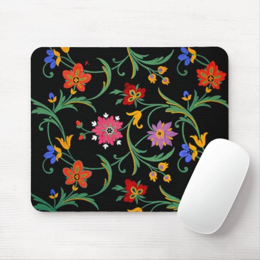 Multicolor Flowers Muismat (Met muis)