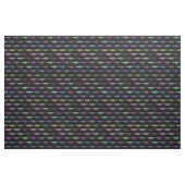 Multicolor Flying Saucers UFOs Stof (Fat Quarter)
