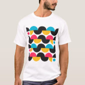 Multicolor Geometric Pattern T-shirt (Voorkant)