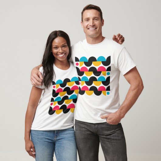 Multicolor Geometric Pattern T-shirt (Unisex)
