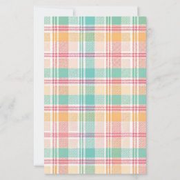 Multicolor geruite papier voor scrapbooking