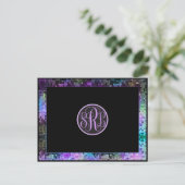Multicolor Glitter en Sparkles Hartelijk dank Briefkaart (Staand voorkant)