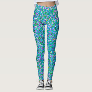 Multicolor Grit Glitter Mode #7 Leggings