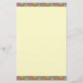 Multicolor Honeycomb Creëer je eigen verhaal Briefpapier (Voorkant)