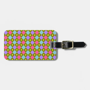 Multicolor Honeycomb Creëer Uw eigen gelugga Bagagelabel