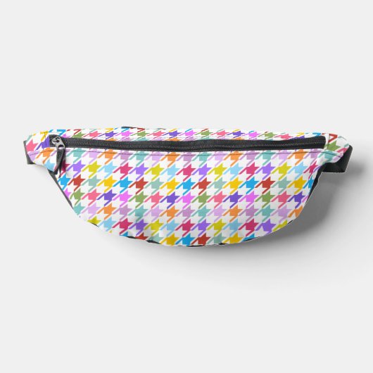 Multicolor Houndstooth+Motif blanc (Poser)