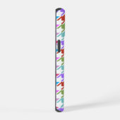 Multicolor Houndstooth+Motif blanc (Côté droit)