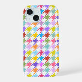 Multicolor Houndstooth+Motif blanc (Verso)