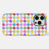 Multicolor Houndstooth+Motif blanc (Verso Horizontal)