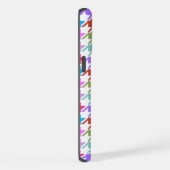 Multicolor Houndstooth+Motif blanc (Côté droit)