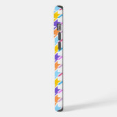 Multicolor Houndstooth+Motif blanc (Côté gauche)