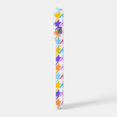 Multicolor Houndstooth+Motif blanc (Côté gauche)