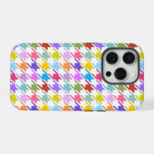 Multicolor Houndstooth+Motif blanc (Verso Horizontal)