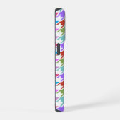 Multicolor Houndstooth+Motif blanc (Côté droit)