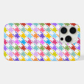 Multicolor Houndstooth+Motif blanc (Verso Horizontal)